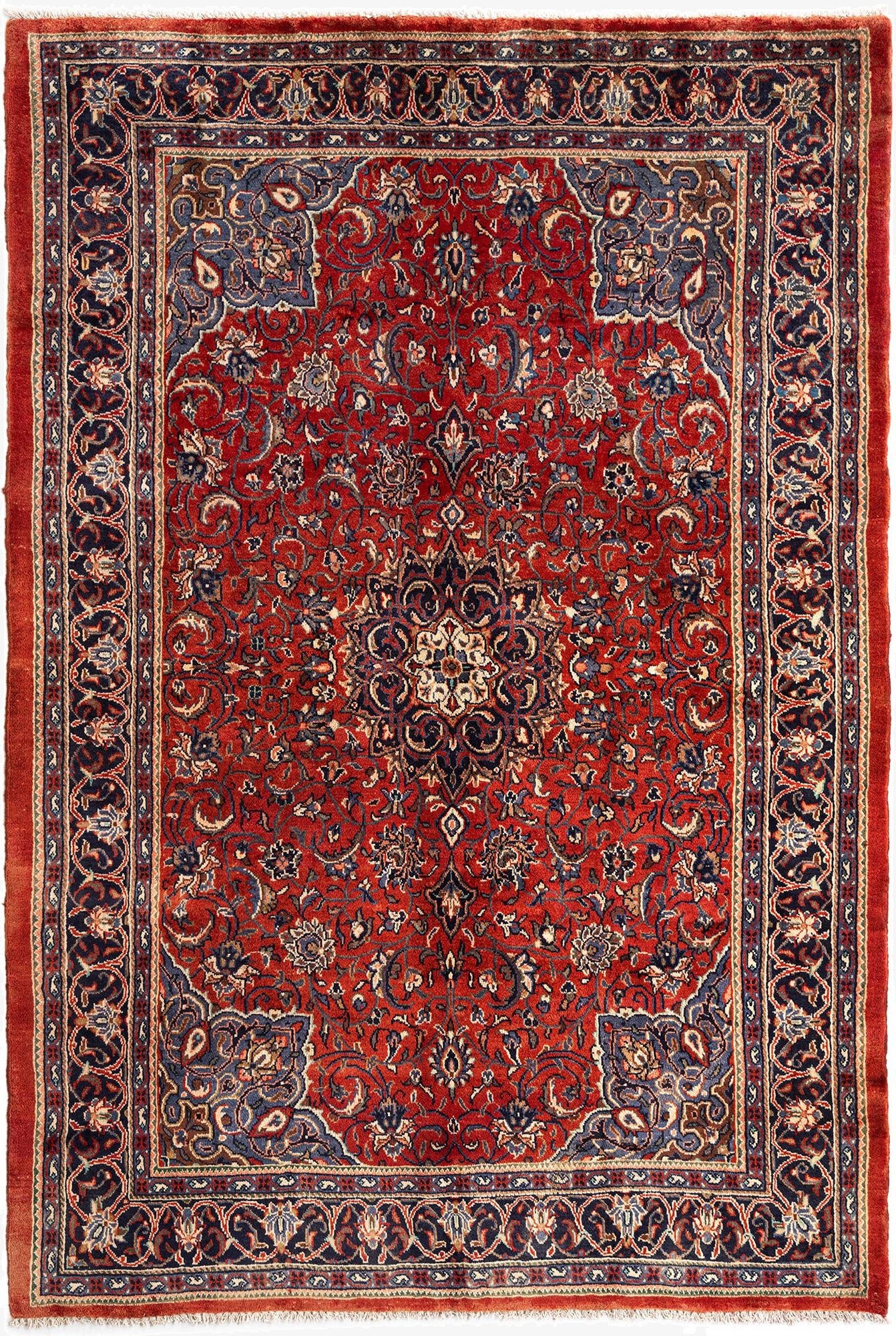  7' x 10' 3 Mashad Wool Rug