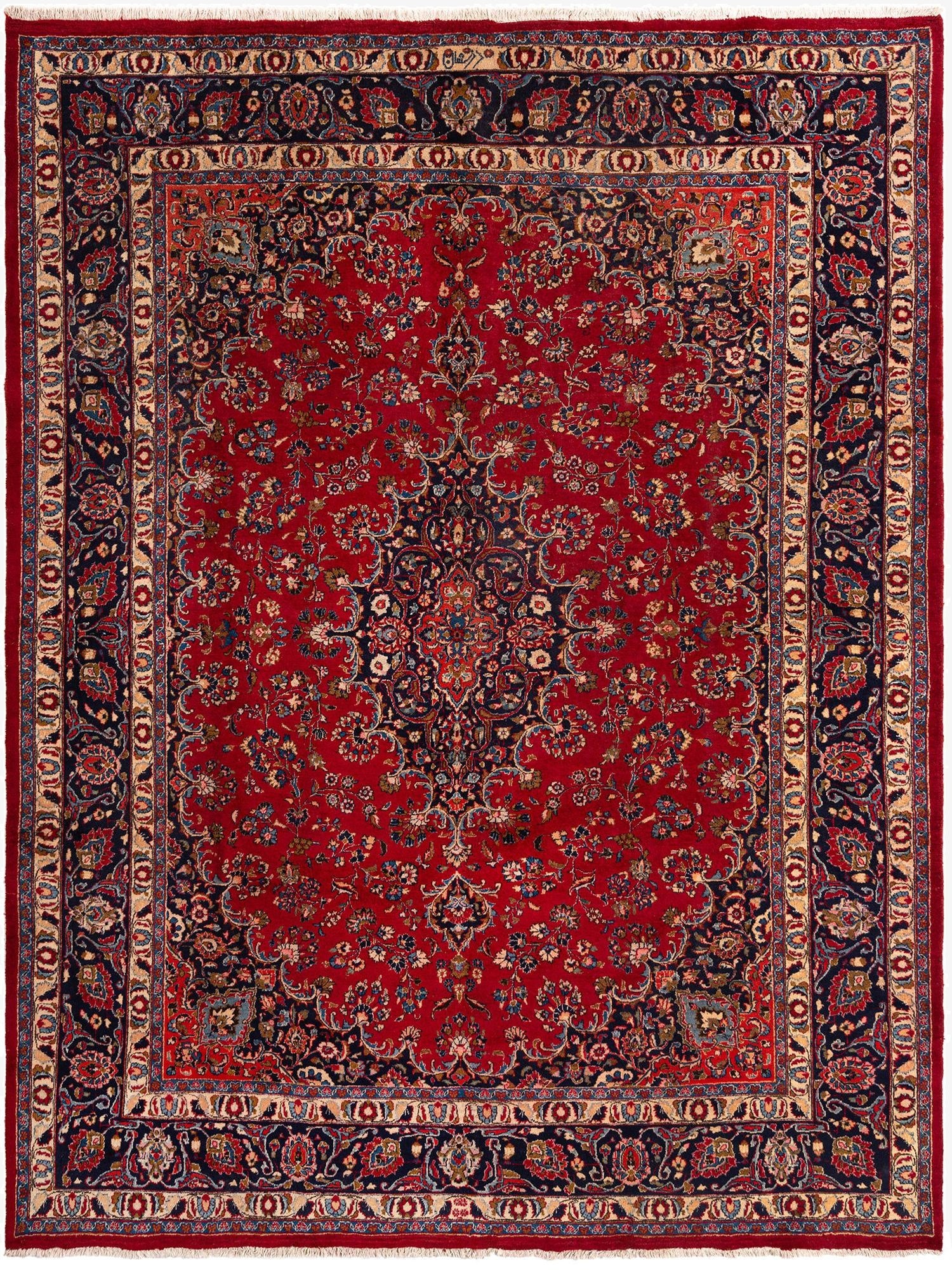  9' 10 x 12' 11 Mashad Wool Rug