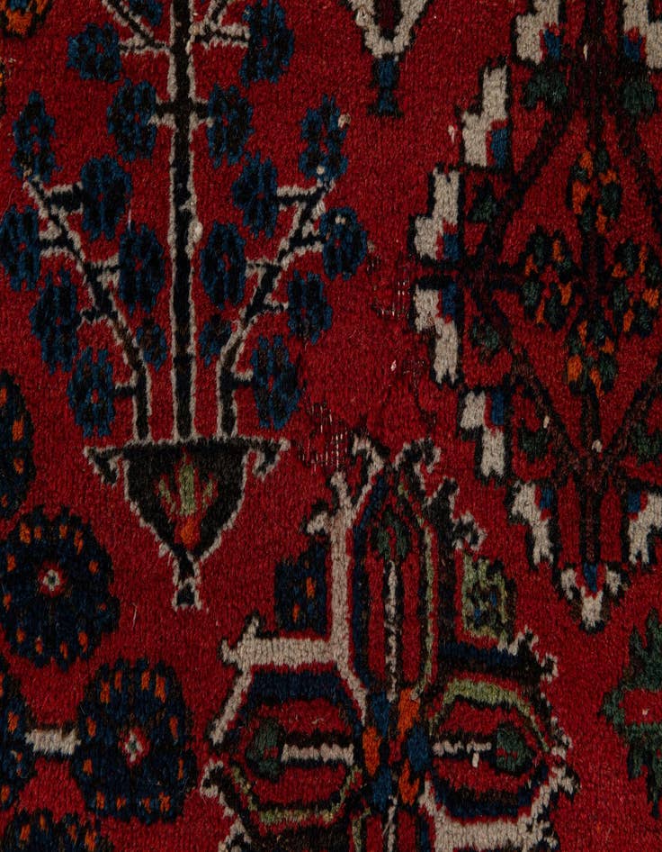 Detail image of  7' 10 x 11' 4  Hand Knotted Maymeh Persian Wool Rug