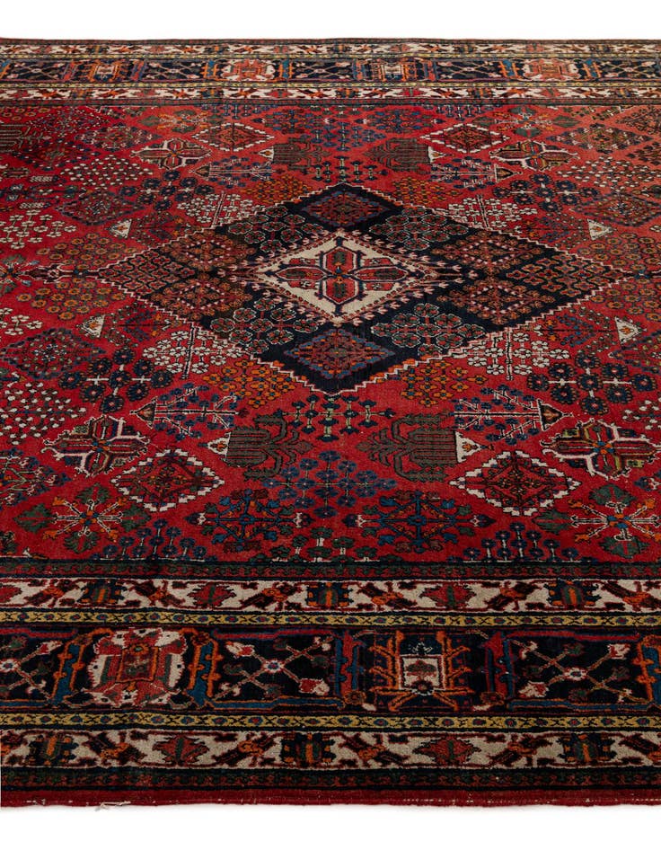 Detail image of  7' 10 x 11' 4  Hand Knotted Maymeh Persian Wool Rug