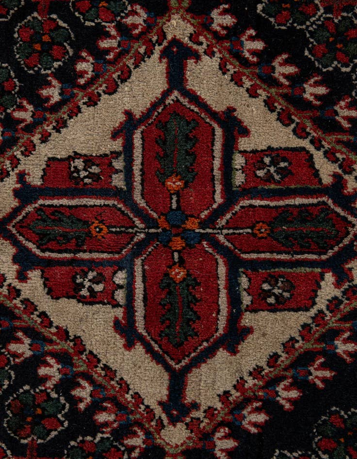 Detail image of  7' 10 x 11' 4  Hand Knotted Maymeh Persian Wool Rug