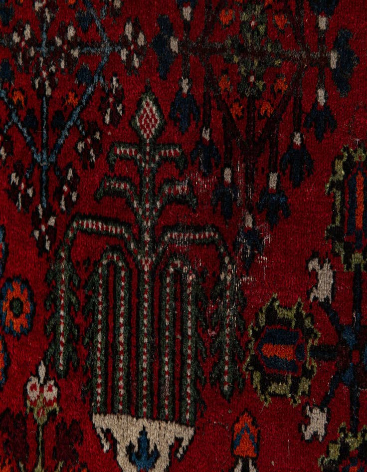 Detail image of  7' 10 x 11' 4  Hand Knotted Maymeh Persian Wool Rug