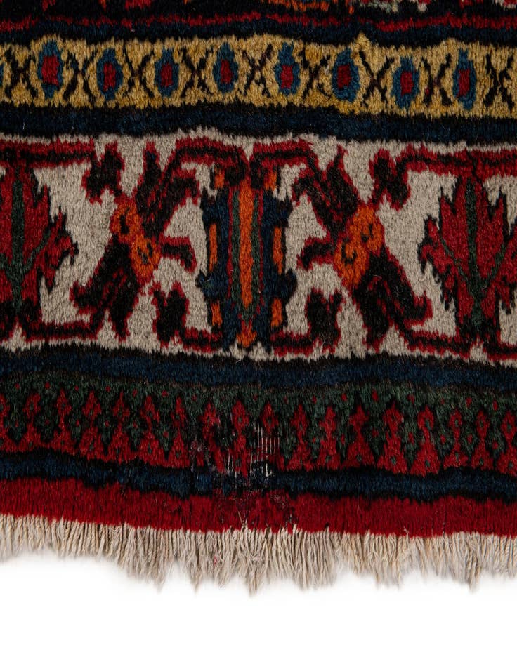 Detail image of  7' 10 x 11' 4  Hand Knotted Maymeh Persian Wool Rug