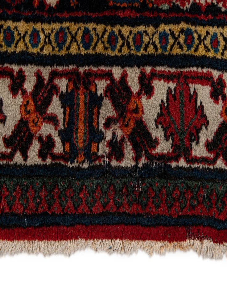 Detail image of  7' 10 x 11' 4  Hand Knotted Maymeh Persian Wool Rug