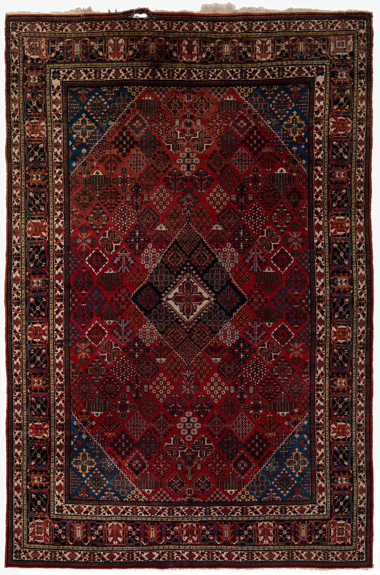  7' 10 x 11' 4  Hand Knotted Maymeh Persian Wool Rug