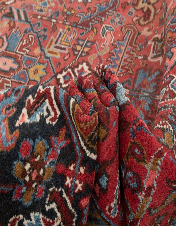 Detail image of  7' 4 x 10' 7  Hand Knotted Mehraban Persian Wool Rug