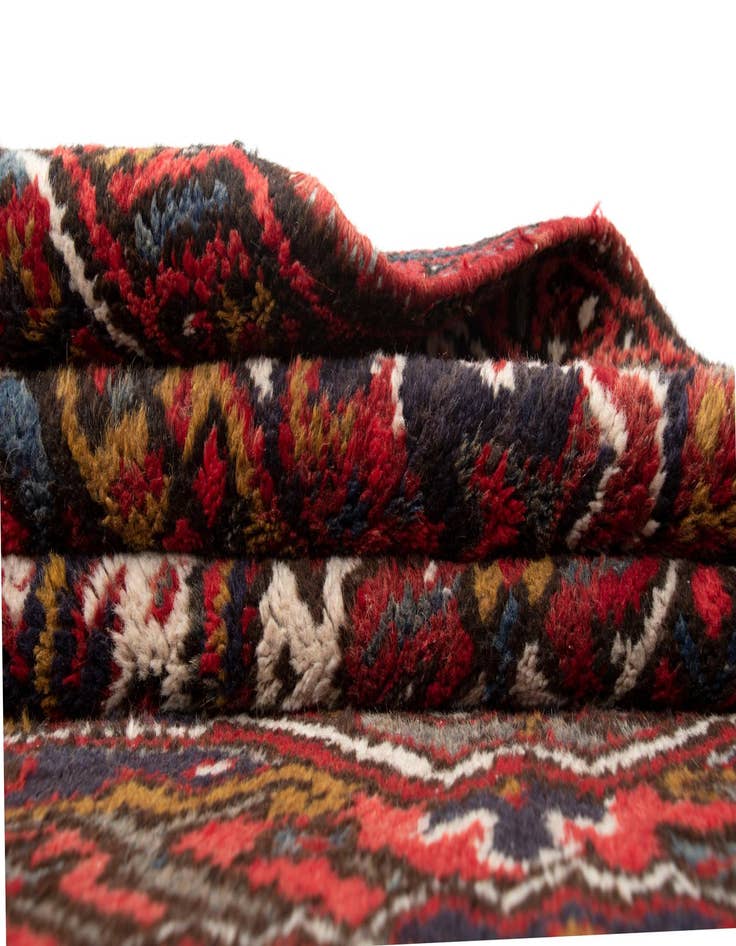 Detail image of  6' 11 x 9' 10  Hand Knotted Mehraban Persian Wool Rug