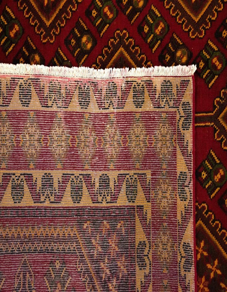 Detail image of  6' 2 x 9' 4  Hand Knotted Mehraban Persian Wool Rug