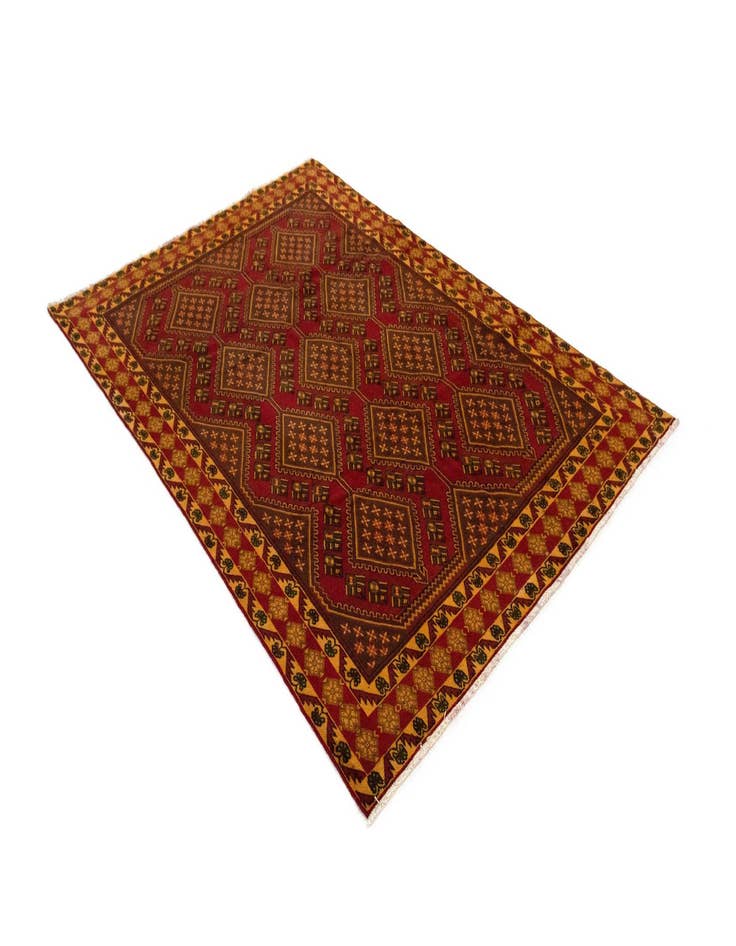 Detail image of  6' 2 x 9' 4  Hand Knotted Mehraban Persian Wool Rug