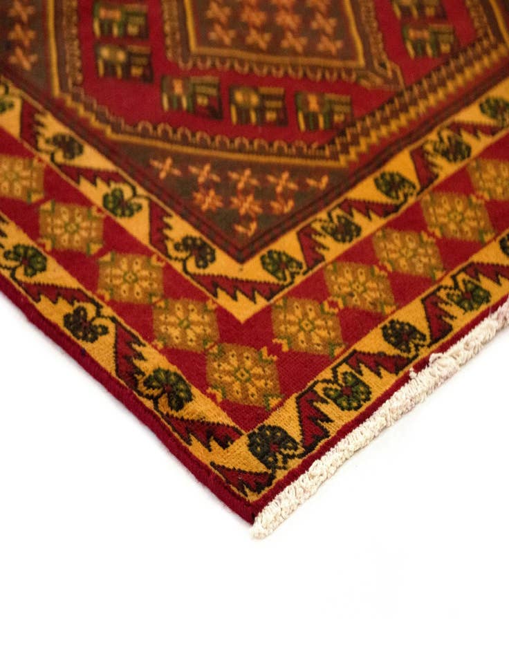 Detail image of  6' 2 x 9' 4  Hand Knotted Mehraban Persian Wool Rug