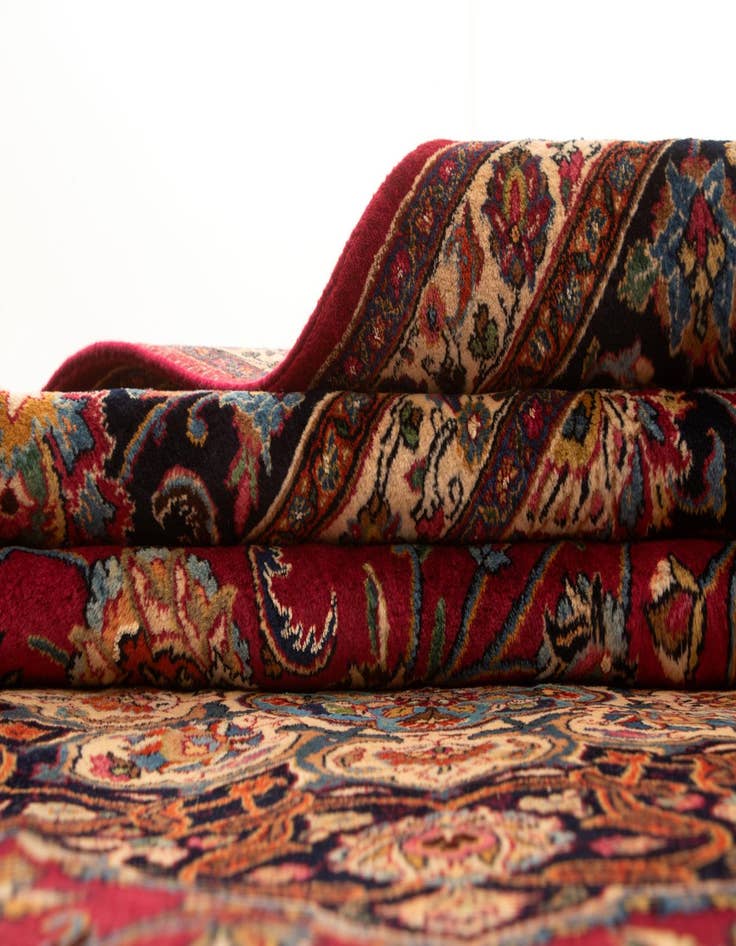 Detail image of  9' 8 x 12' 6 Meshed with Silk Rug