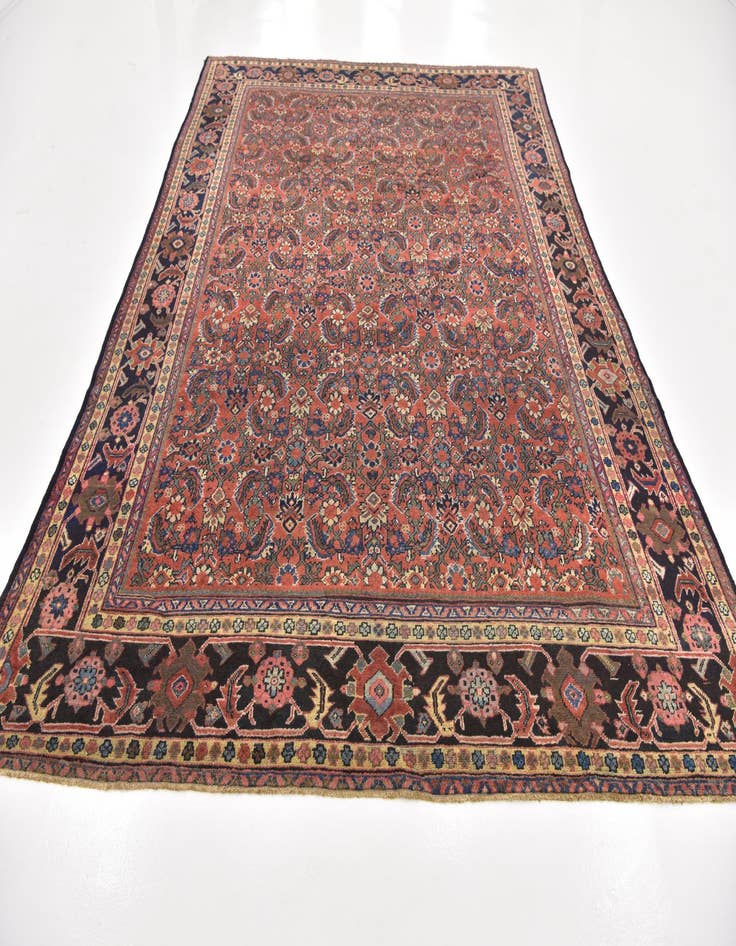 Detail image of  8' 10 x 12' 4  Hand Knotted Meshkabad Persian Wool Rug