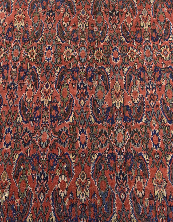 Detail image of  8' 10 x 12' 4  Hand Knotted Meshkabad Persian Wool Rug