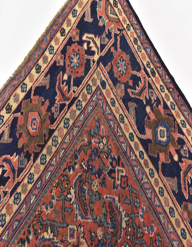 Detail image of  8' 10 x 12' 4  Hand Knotted Meshkabad Persian Wool Rug