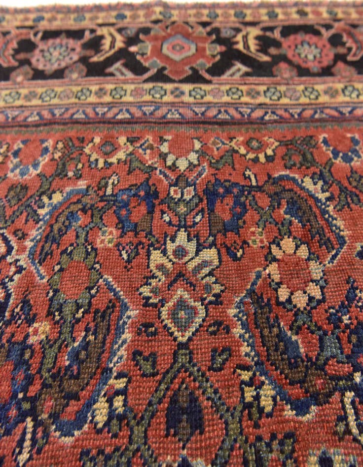 Detail image of  8' 10 x 12' 4  Hand Knotted Meshkabad Persian Wool Rug