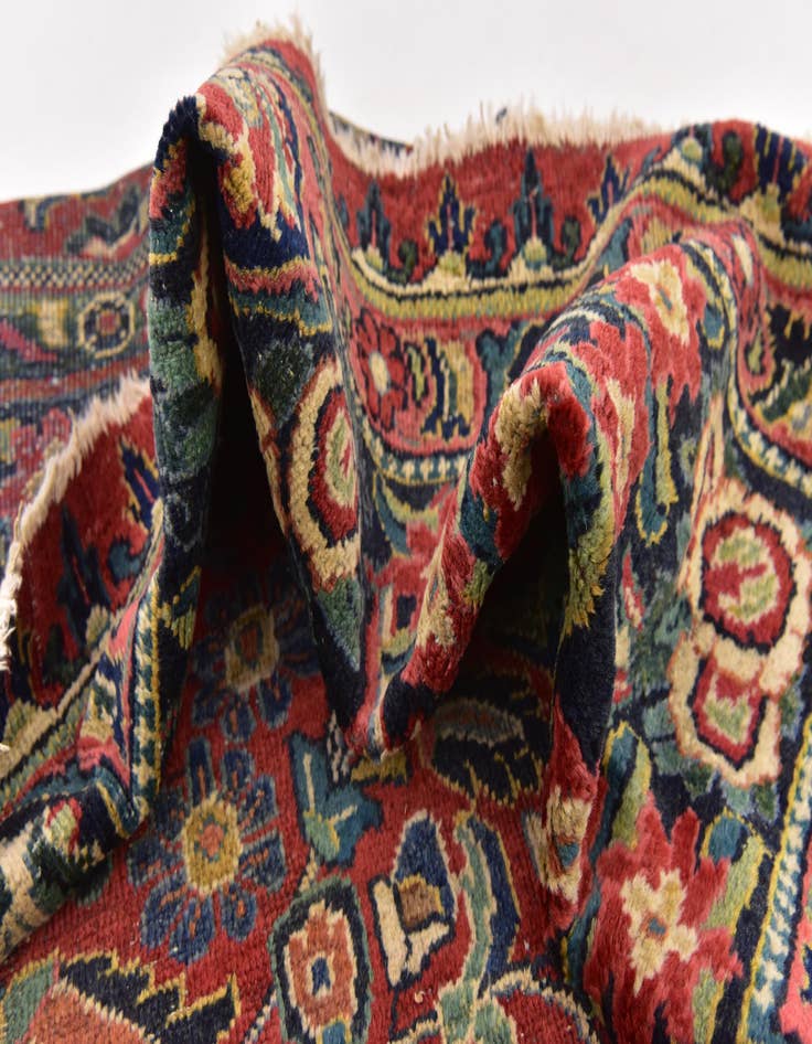 Detail image of  10' 3 x 14'  Hand Knotted Meshkabad Persian Wool Rug