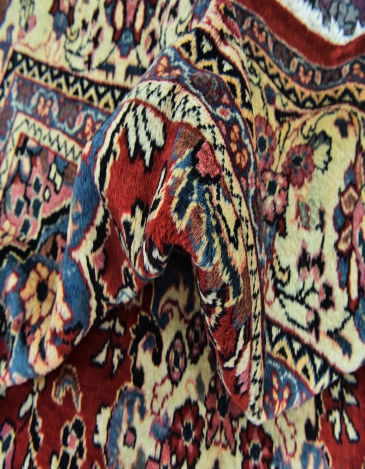 Detail image of  9' 7 x 13' 3  Hand Knotted Meshkabad Persian Wool Rug