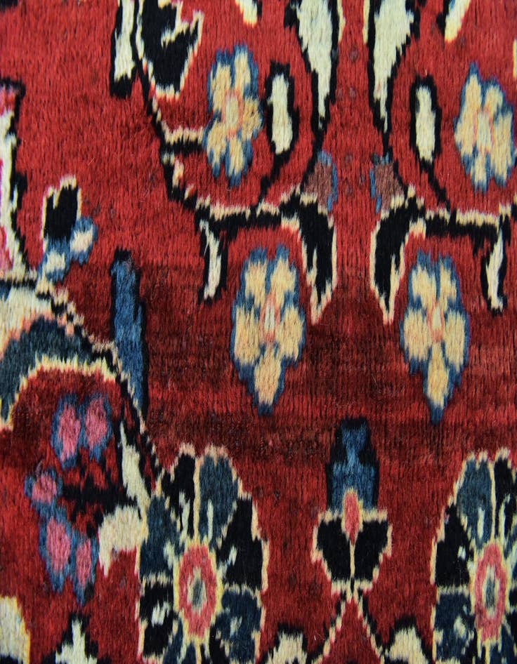 Detail image of  9' 7 x 13' 3  Hand Knotted Meshkabad Persian Wool Rug