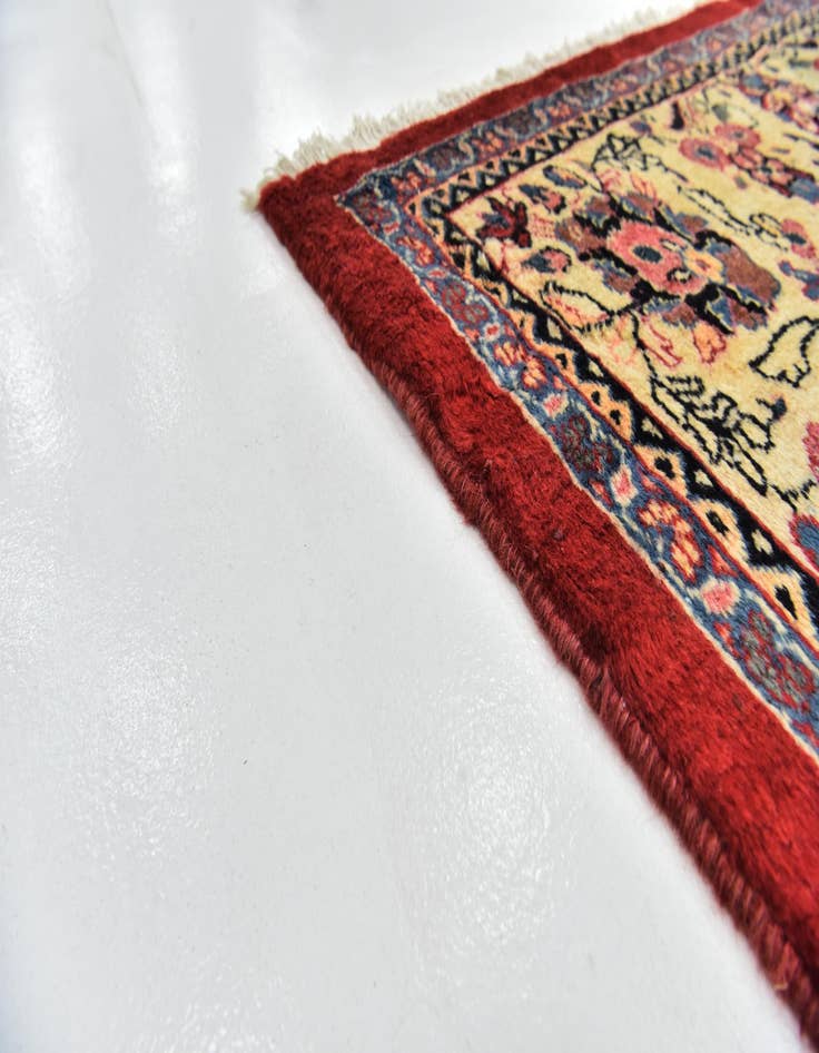 Detail image of  9' 7 x 13' 3  Hand Knotted Meshkabad Persian Wool Rug