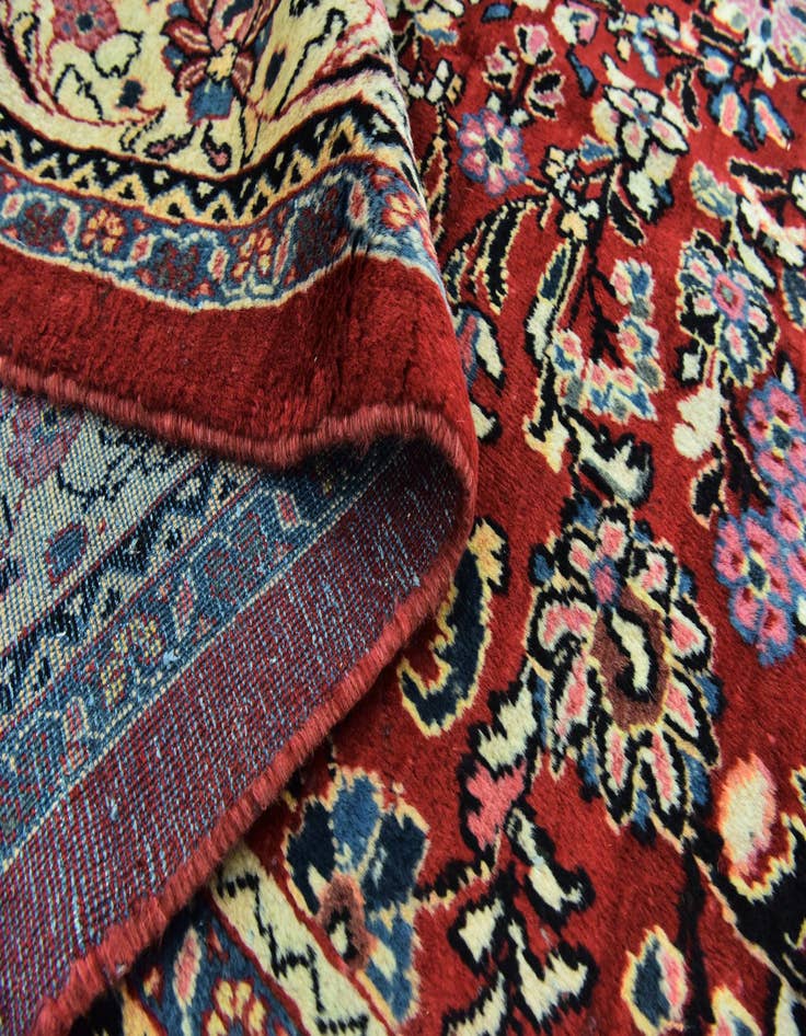 Detail image of  9' 7 x 13' 3  Hand Knotted Meshkabad Persian Wool Rug