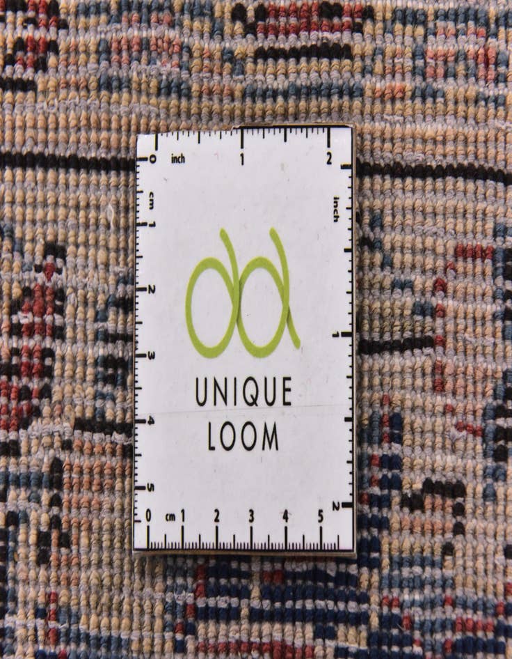 Detail image of  10' 5 x 14'  Hand Knotted Meshkabad Persian Wool Rug