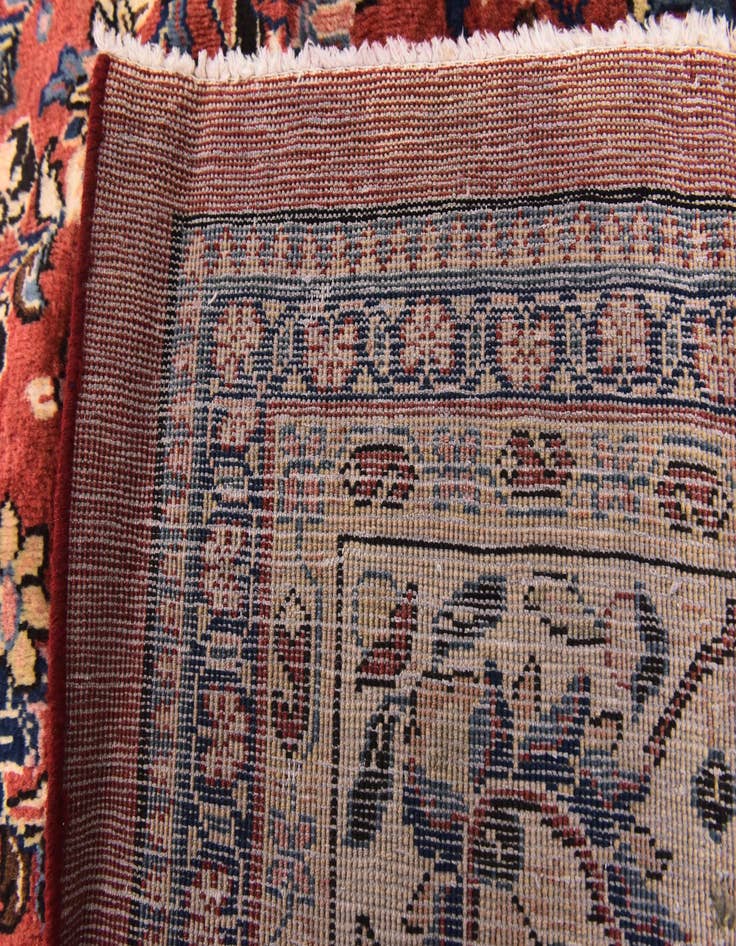 Detail image of  10' 5 x 14'  Hand Knotted Meshkabad Persian Wool Rug