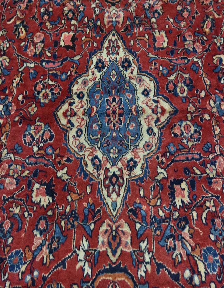 Detail image of  8' 10 x 12' 2  Hand Knotted Meshkabad Persian Wool Rug