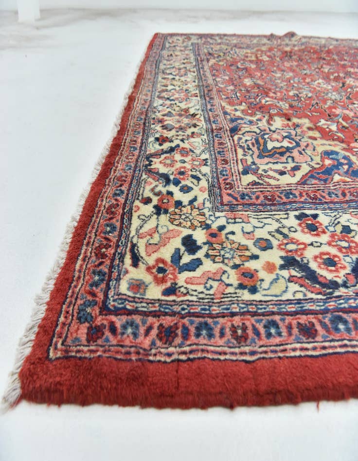 Detail image of  8' 10 x 12' 2  Hand Knotted Meshkabad Persian Wool Rug