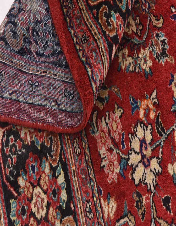 Detail image of  10' x 14'  Hand Knotted Meshkabad Persian Wool Rug