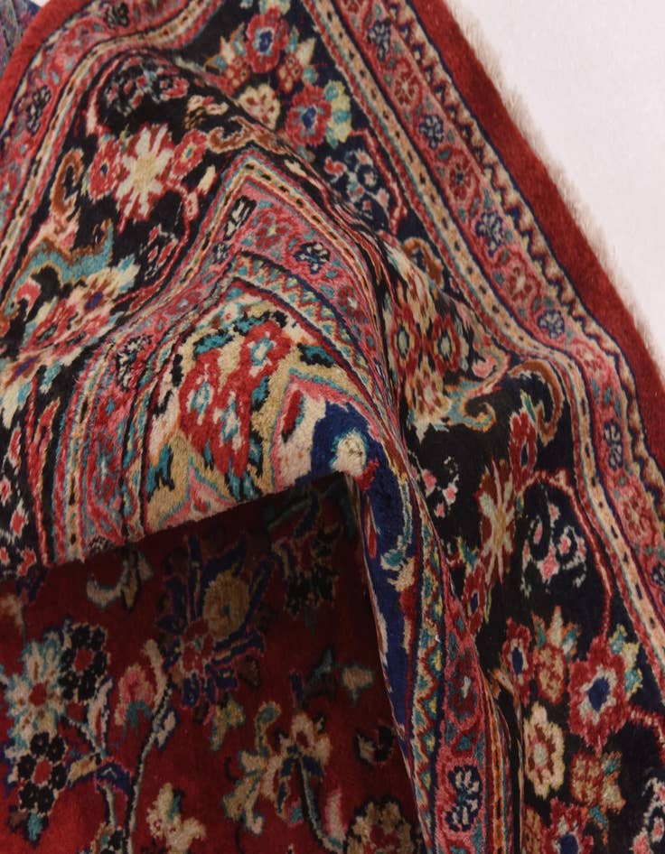 Detail image of  10' x 14'  Hand Knotted Meshkabad Persian Wool Rug