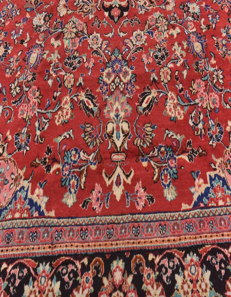 Detail image of  10' x 14'  Hand Knotted Meshkabad Persian Wool Rug