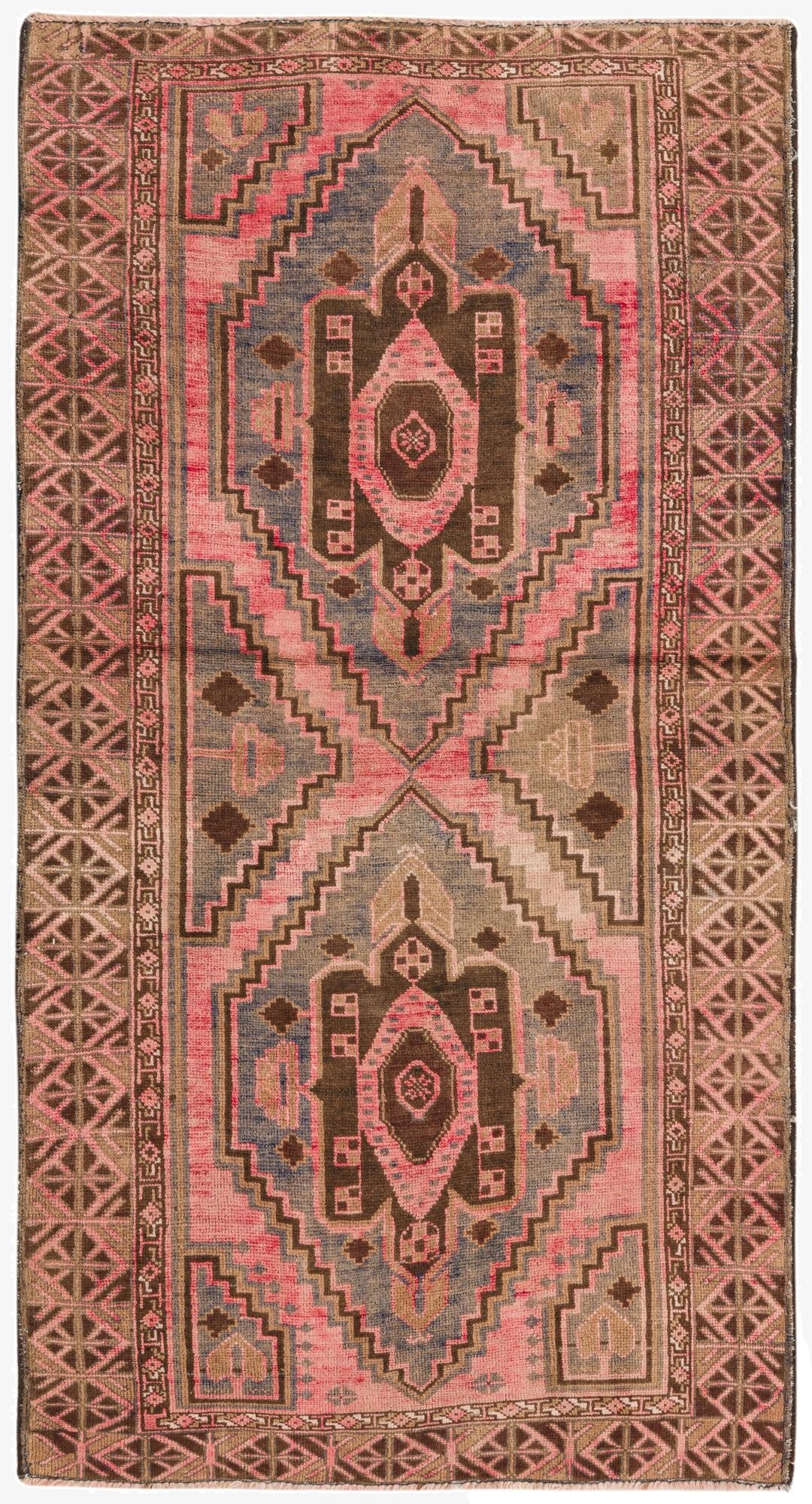  3' 5 x 6' 4  Hand Knotted Meshkin Persian Wool Rug