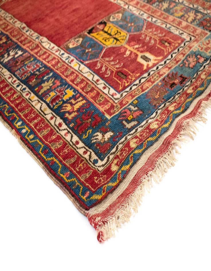 Detail image of  3' 6 x 5' 2  Hand Knotted Milas Rug