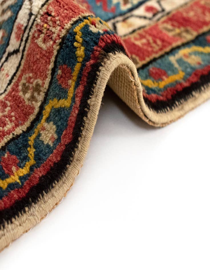 Detail image of  3' 6 x 5' 2  Hand Knotted Milas Rug