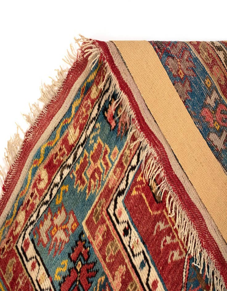 Detail image of  3' 6 x 5' 2  Hand Knotted Milas Rug