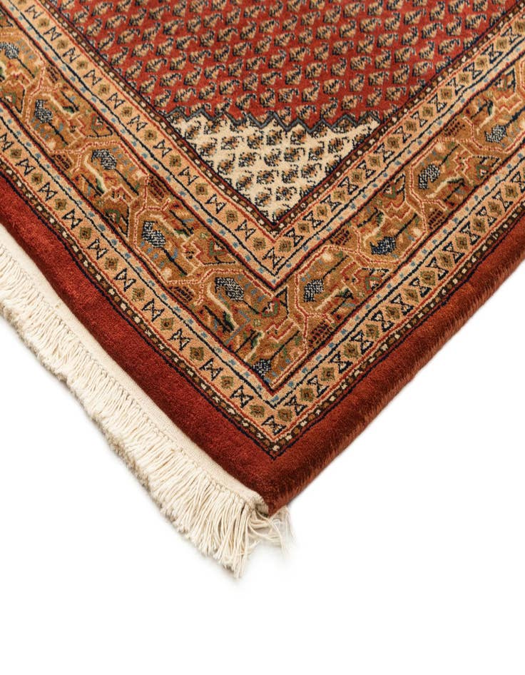 Detail image of  4' 3 x 6' 7  Hand Knotted Mir Oriental Wool Rug