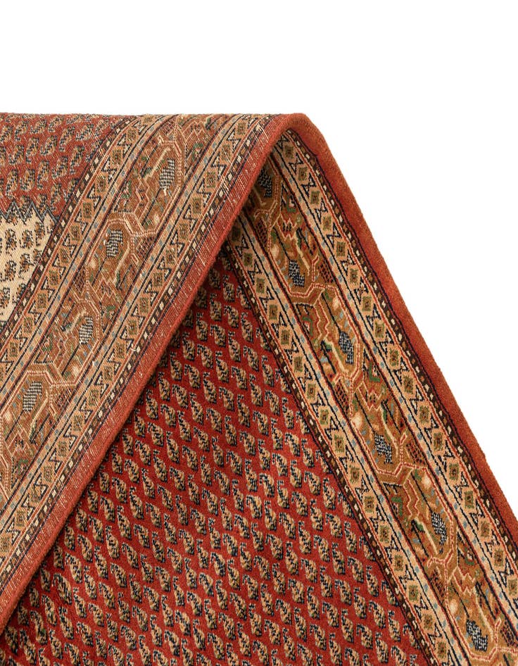 Detail image of  4' 3 x 6' 7  Hand Knotted Mir Oriental Wool Rug