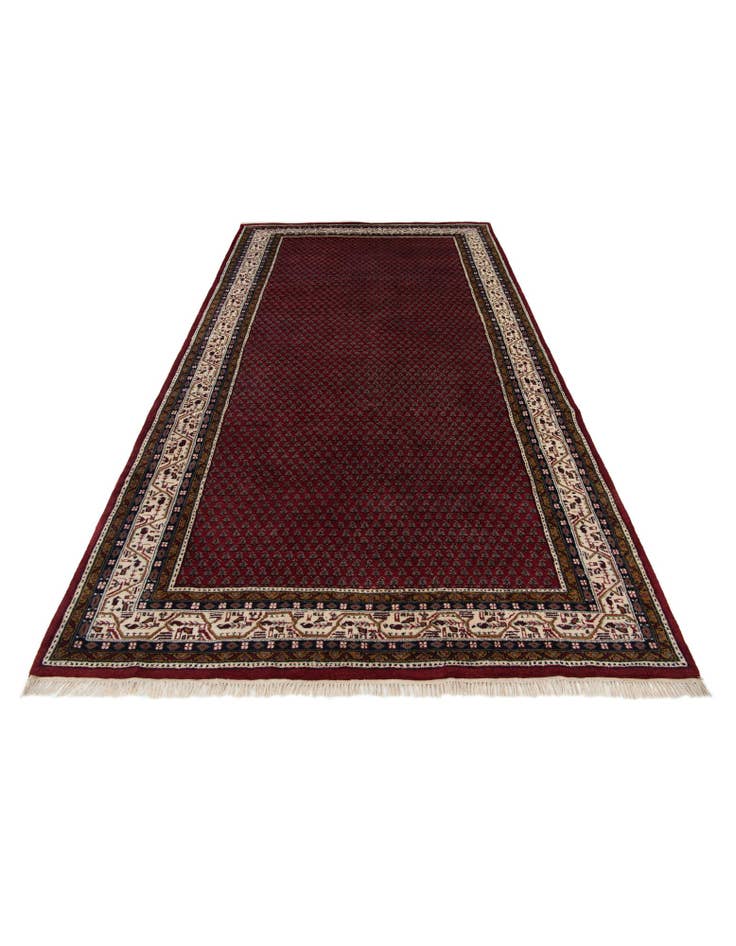 Detail image of  6' 2 x 11' 2  Hand Knotted Mir Wool Rug