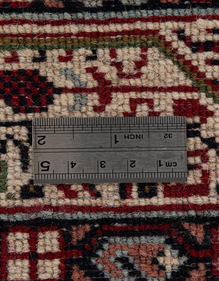 Detail image of  2' 11 x 5' 3  Hand Knotted Mir Wool Rug