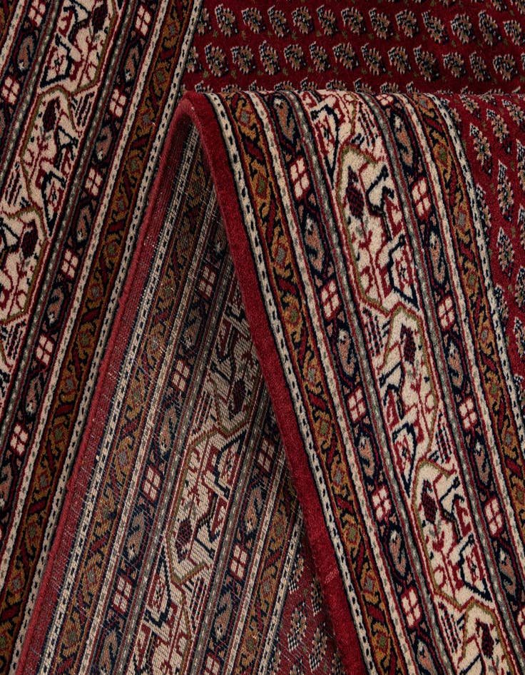 Detail image of  5' 8 x 7' 9  Hand Knotted Mir Wool Rug