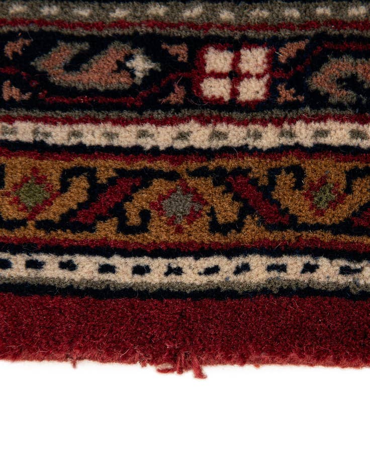 Detail image of  5' 8 x 7' 9  Hand Knotted Mir Wool Rug