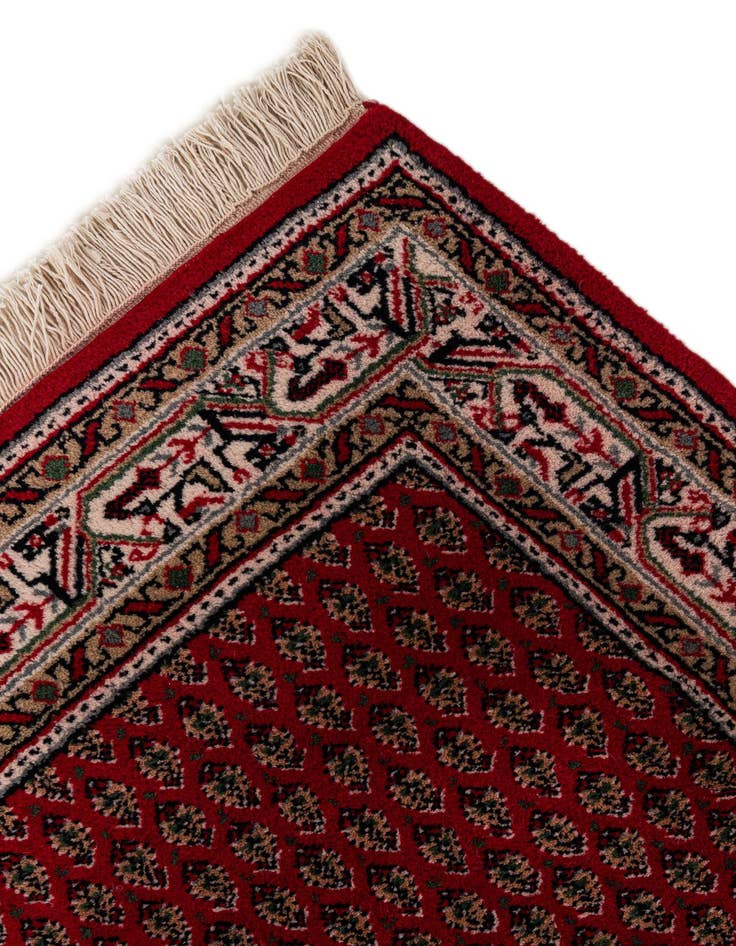 Detail image of  3' 2 x 5'  Hand Knotted Mir Wool Rug