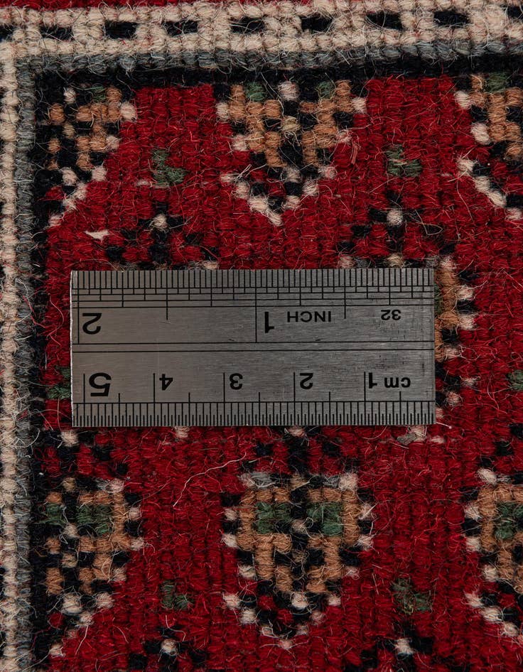 Detail image of  3' 2 x 5'  Hand Knotted Mir Wool Rug