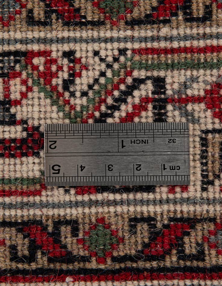 Detail image of  3' 1 x 5' 1  Hand Knotted Mir Wool Rug