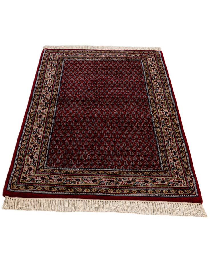 Detail image of  3' 1 x 5' 1  Hand Knotted Mir Wool Rug