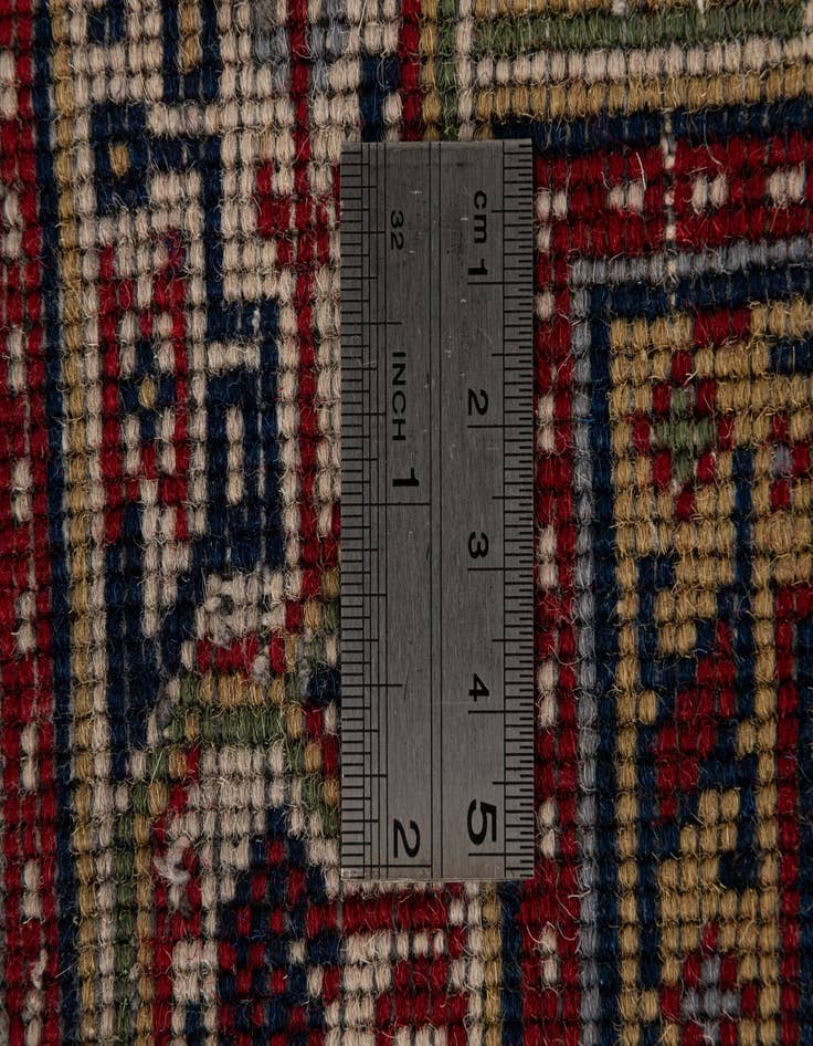 Detail image of  3' 1 x 5' 1  Hand Knotted Mir Wool Rug