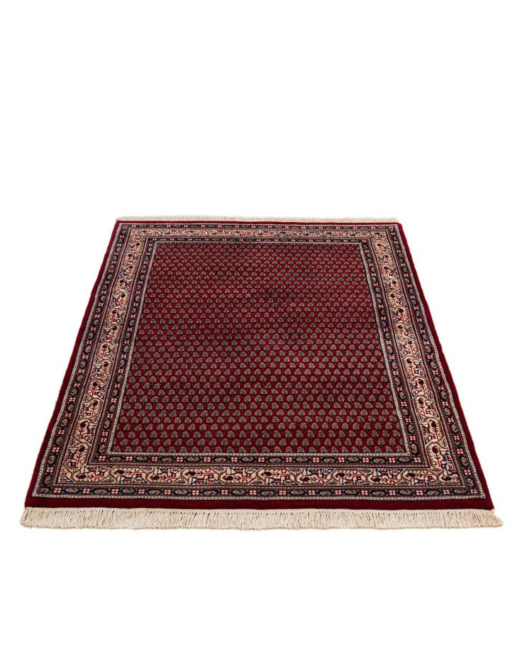 Detail image of  3' 11 x 5' 8  Hand Knotted Mir Wool Rug