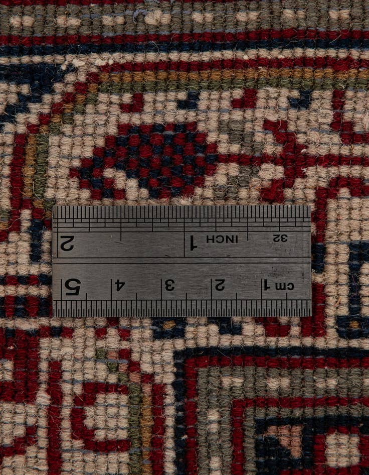 Detail image of  3' 11 x 5' 8  Hand Knotted Mir Wool Rug