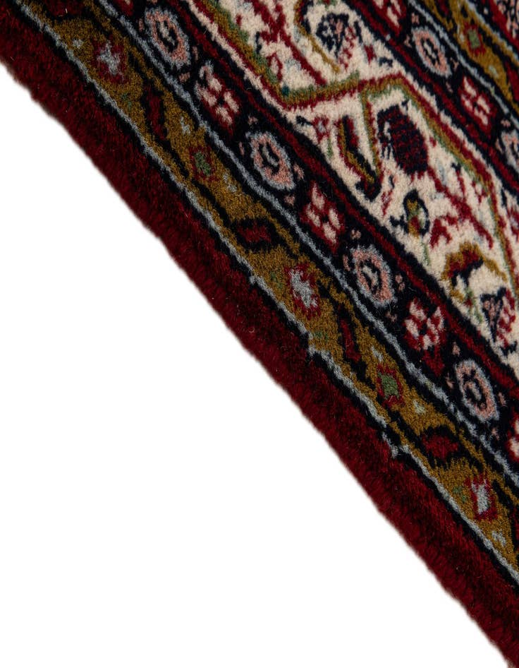 Detail image of  4' x 5' 11  Hand Knotted Mir Wool Rug