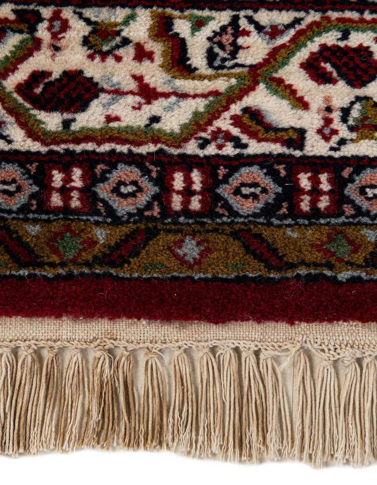 Detail image of  4' x 5' 11  Hand Knotted Mir Wool Rug